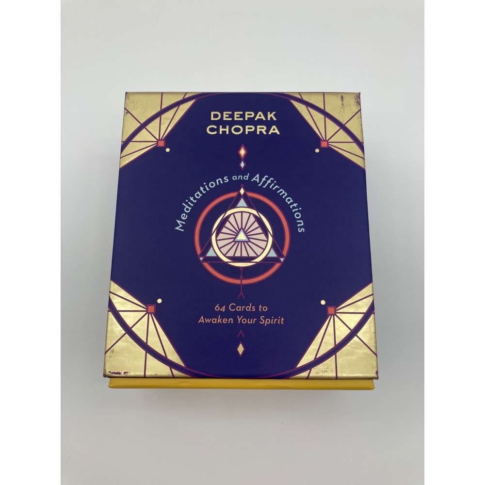 Meditations & Affirmations 64 Cards Deck Deepak Chopra Awaken Your Spirit 2021